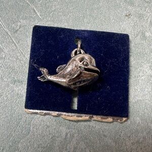 Vintage Beau Sterling Silver Baby Whale NEW Charm